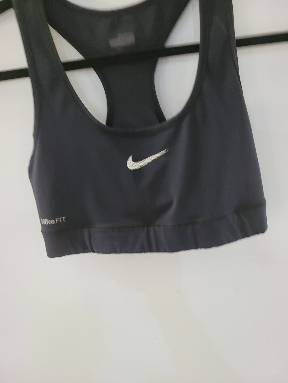 Nike XS Black Sports Bra Racer Back